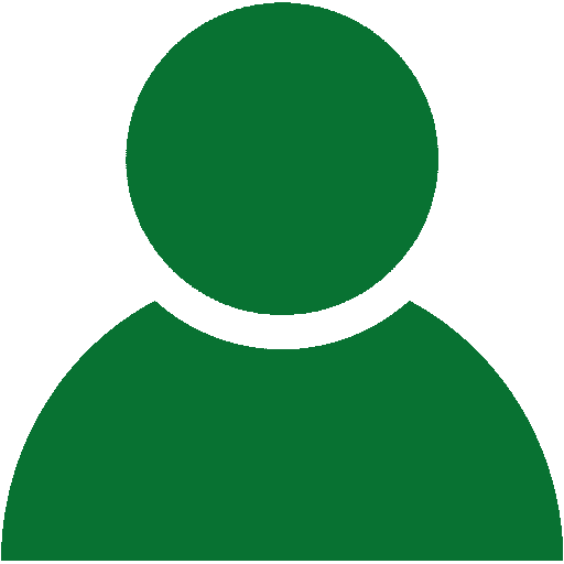 An stylized illustration of a person's silhouette.